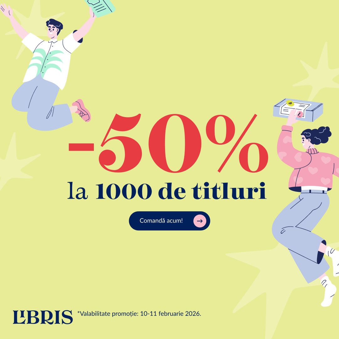 -50% la 1.000 de titluri! Lecturi la jumătate de preț. Seri întregi de povești. – Libris.ro