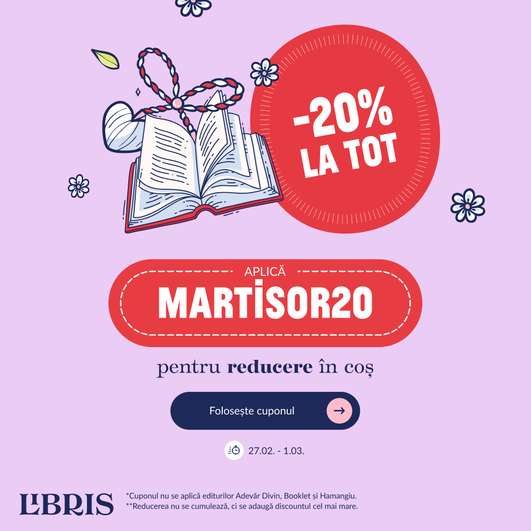 Mărțișorul tău: -20% la orice*  Află codul » – libris.ro