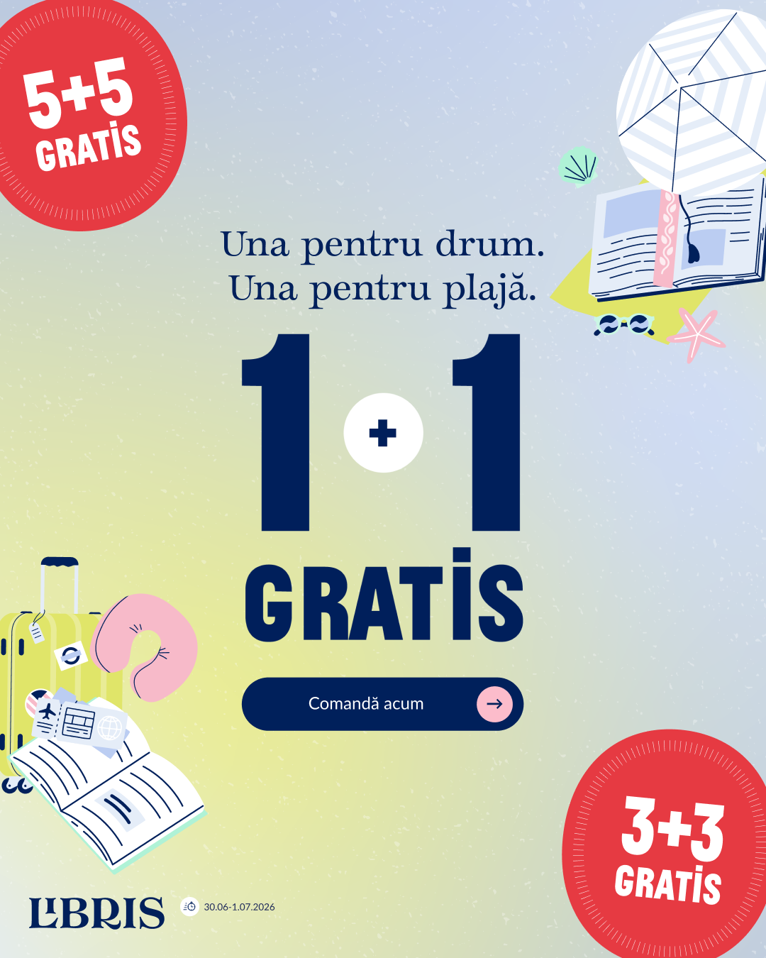 1+1 Gratis la 1000 de titluri – libris.ro