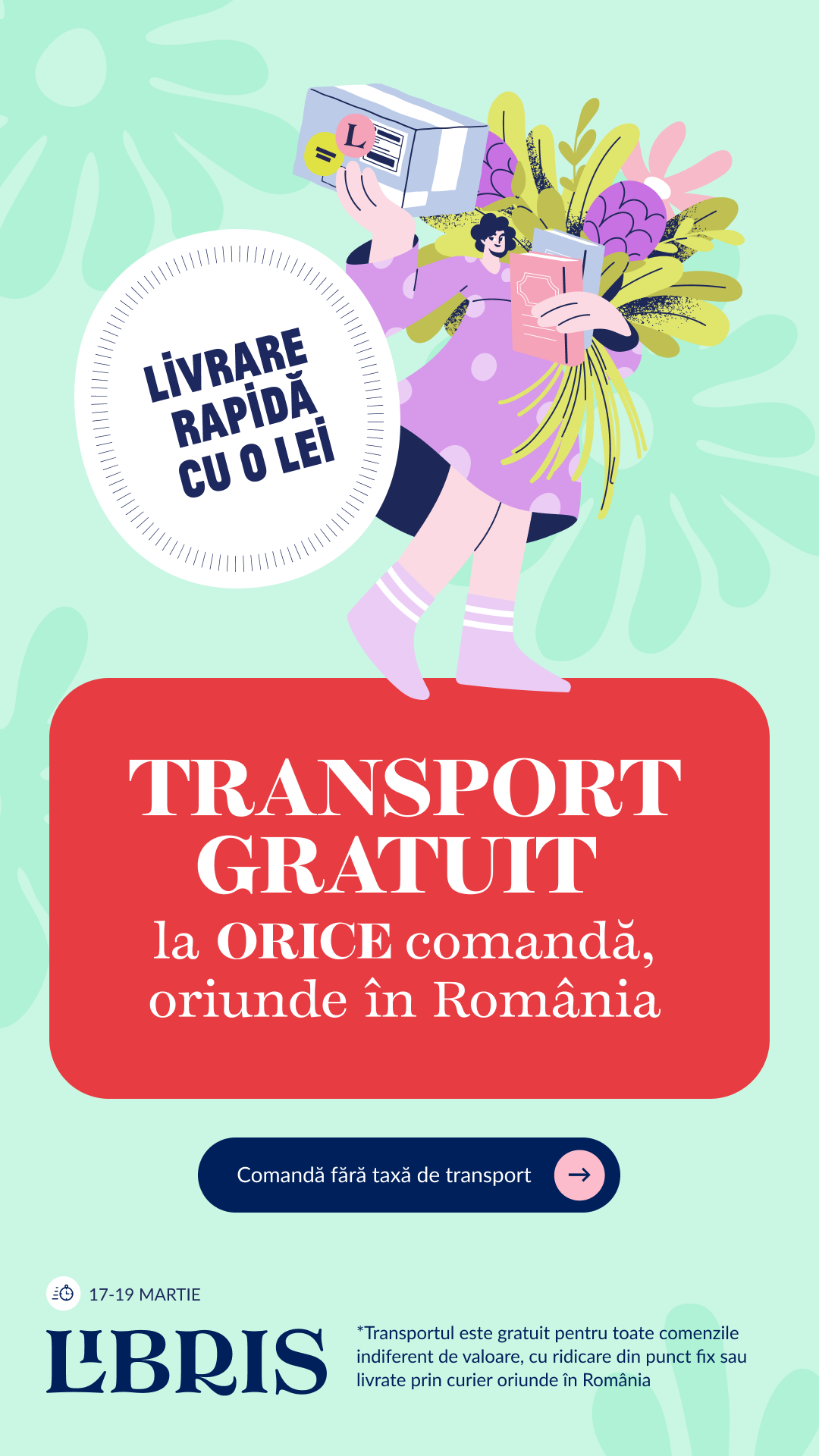 Transport GRATUIT pentru ORICE colet*! – libris.ro