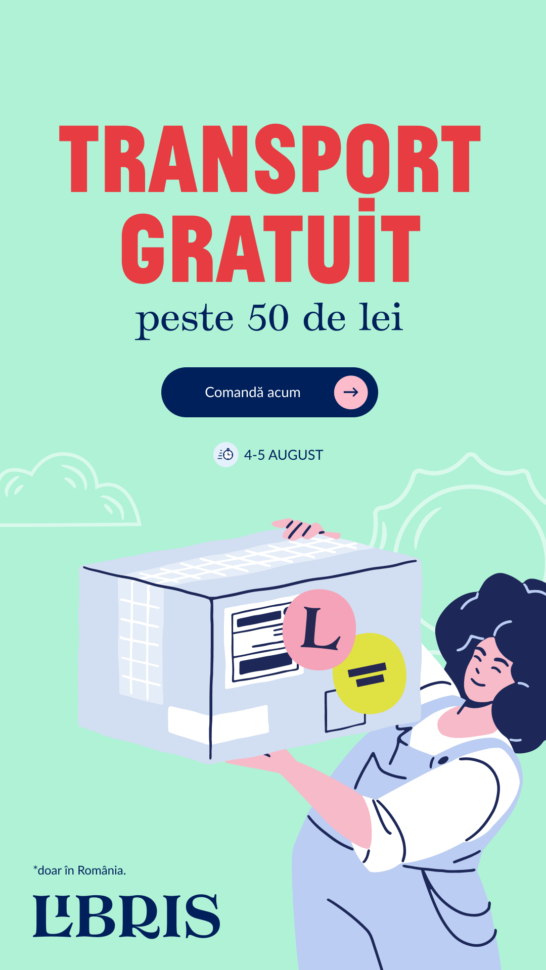 Transport gratuit peste 50 lei! -83% -50% -30% -20% – libris.ro