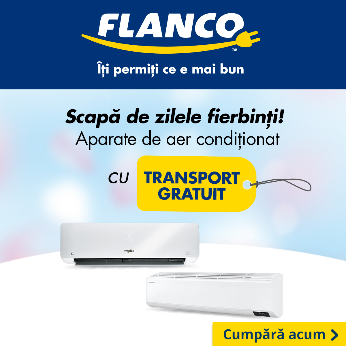 Flanco - In Black Friday ai transport gratuit la Aparate de aer conditionat