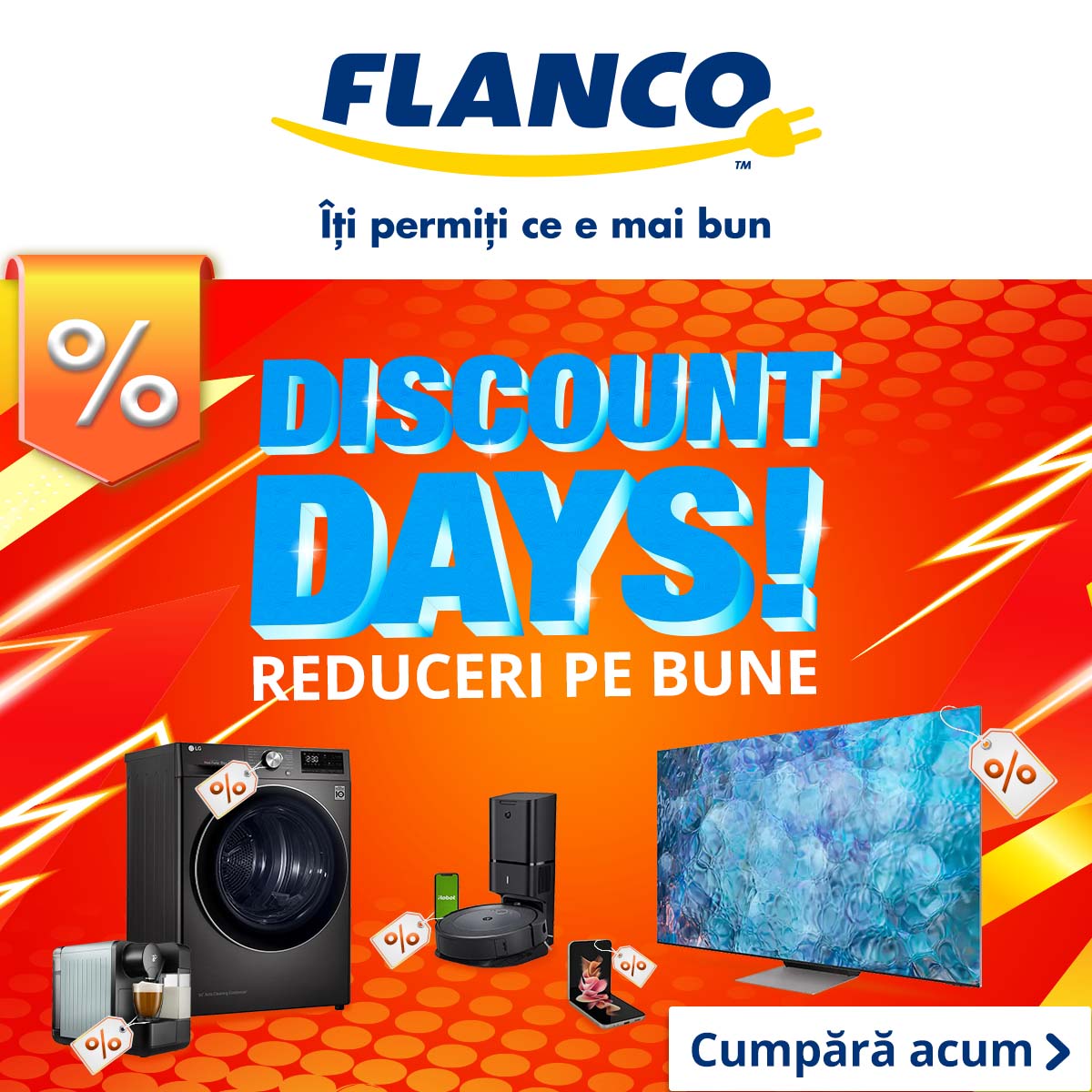 Flanco - Discount Days – pana la 60% reducere la branduri de top