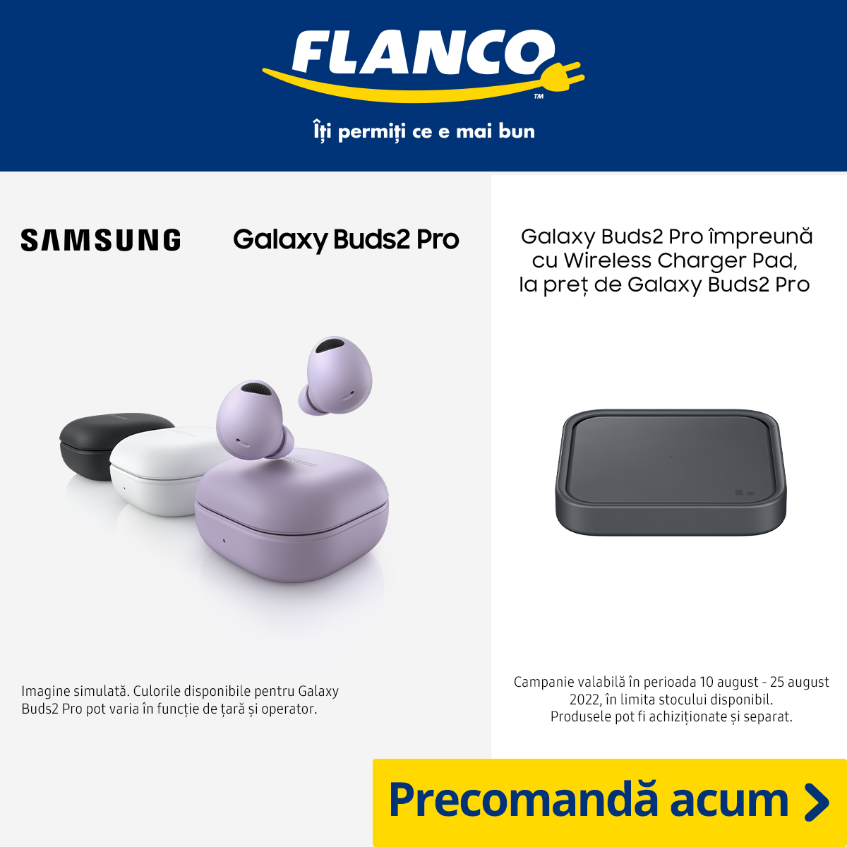 Flanco - Precomanda noile Galaxy Buds2