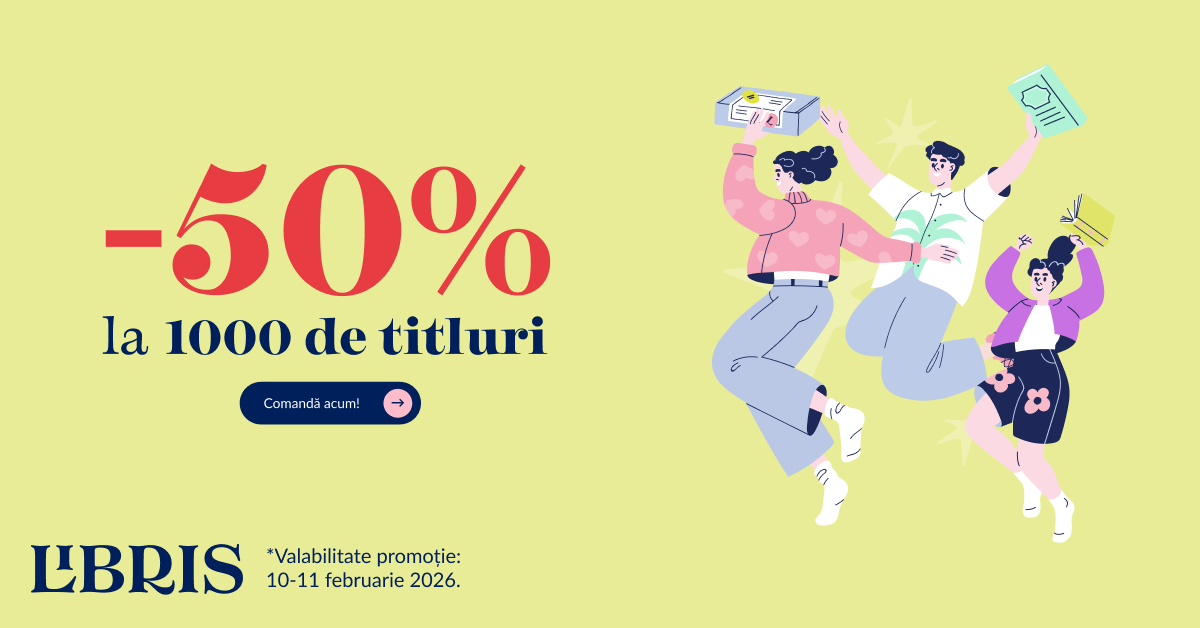 -50% la 1.000 de titluri! Lecturi la jumătate de preț. Seri întregi de povești. – Libris.ro