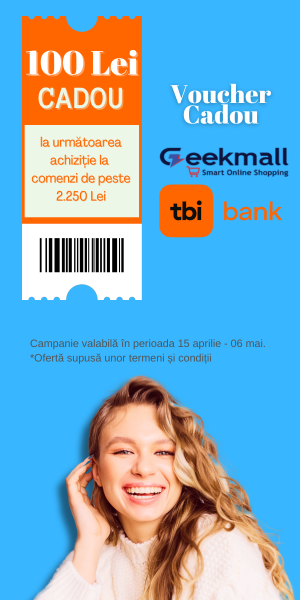 Campania Voucher Cadou GEEKMALL - TBI Bank