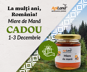Apiland - Miere de mana CADOU de Ziua Romaniei
