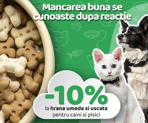 Animax - 10% REDUCERE la hrana umeda si uscata pentru caini si pisici!