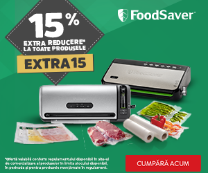 Foodsaver-romania - 15% Extra Reducere la produsele FoodSaver!