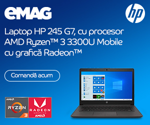 eMAG - Laptop HP 245 G7, cu procesor AMD Ryzen
