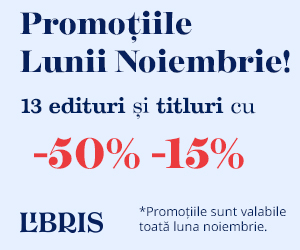 Libris - Promotiile lunii noiembrie! 13 edituri si titluri cu -50% -15%! Sezon intens de lectura!