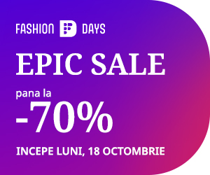 FashionDays - Epic Sale incepe luni, 18 octombrie!