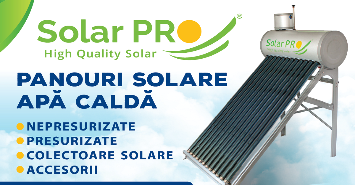 Panourisolarepro - SolarPro – panouri solare apa calda – comision 4%