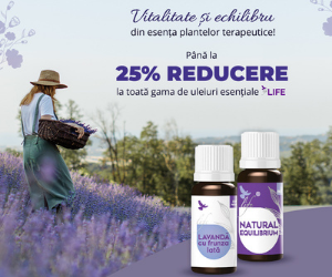 Vegis - Până la 25% REDUCERE la toată gama de uleiuri esențiale Life!